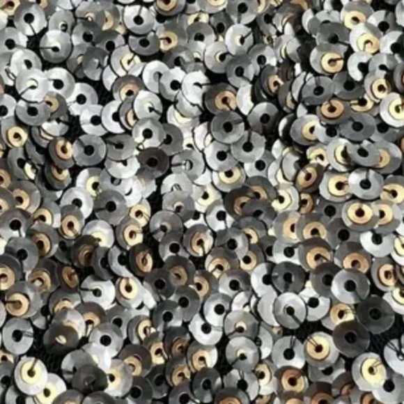 💥SHOWSTOPPER💥 SEQUIN BODYCON ROMPER in GUNMETAL & GOLD - Picture 9 of 13